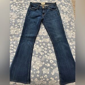 Current/Elliott Dark Blue Flare Jeans